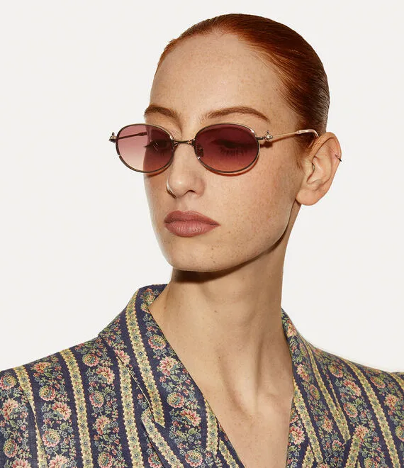 Hardware Orb Oval Sunglasses