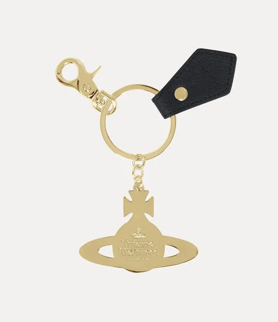 Hammered Orb Keyring