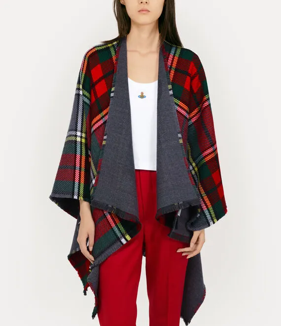 Tartan Poncho
