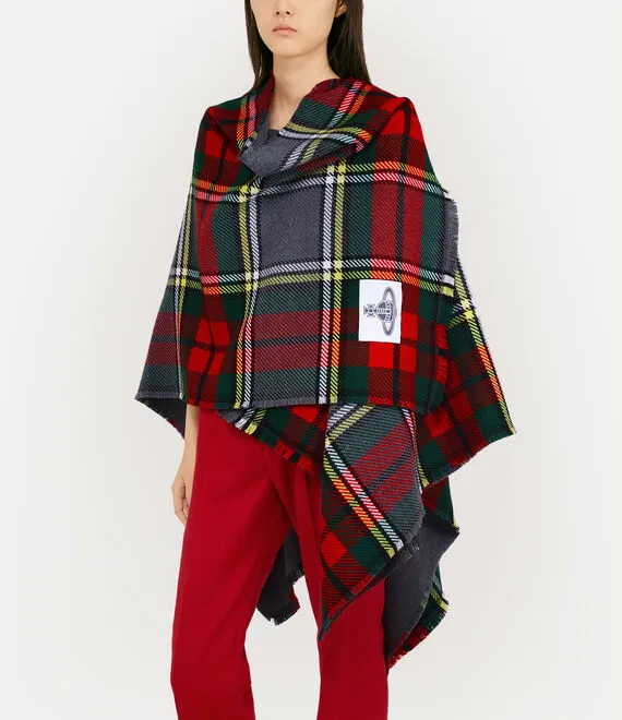 Tartan Poncho