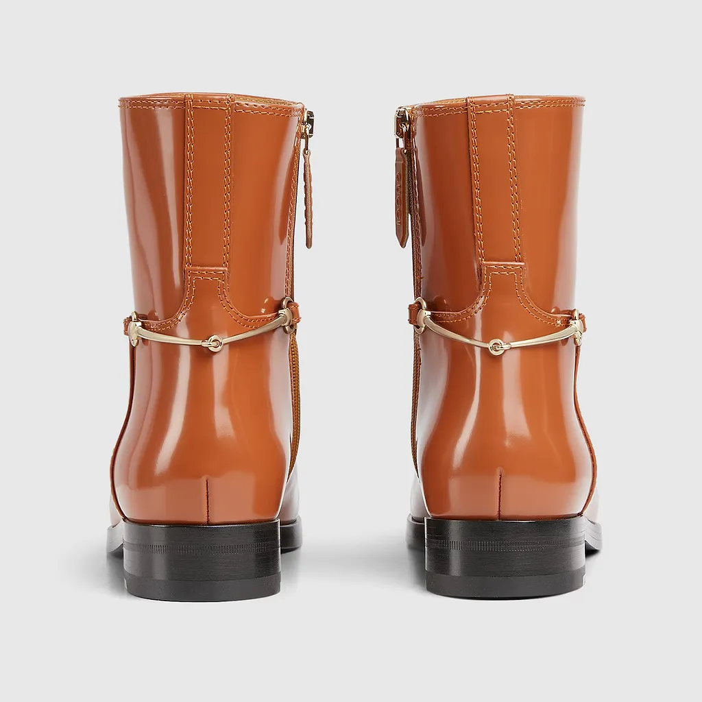 Slim Horsebit Ankle Boot
