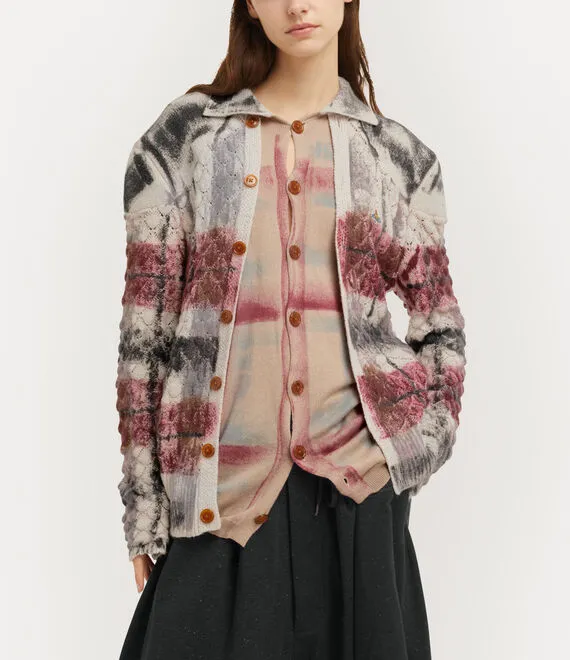 Dual Tartan Cardigan