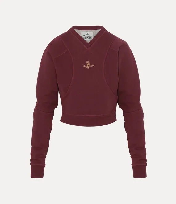 Cropped Pourpoint Sweatshirt