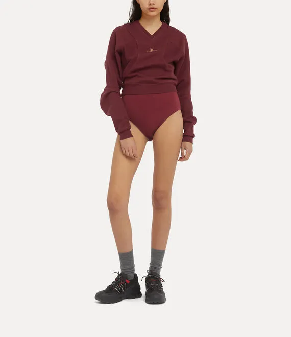 Cropped Pourpoint Sweatshirt