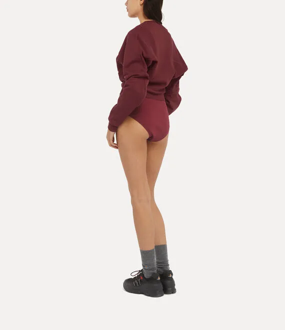 Cropped Pourpoint Sweatshirt