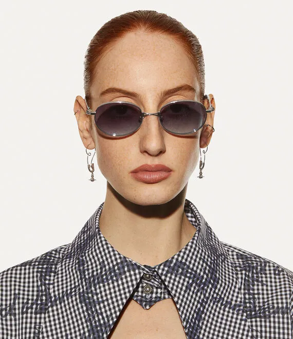 Hardware Orb Oval Sunglasses