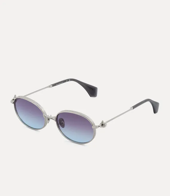 Hardware Orb Oval Sunglasses