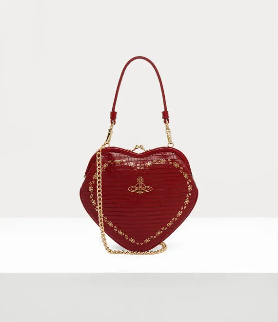 Belle Heart Frame Purse