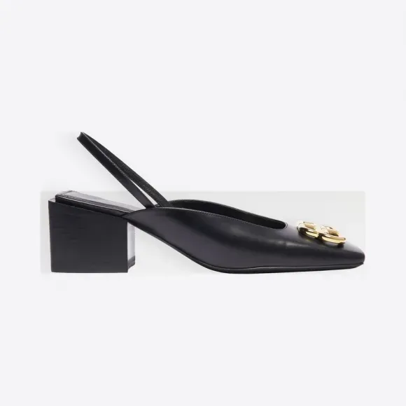 Double Square Bb Heel Shoes