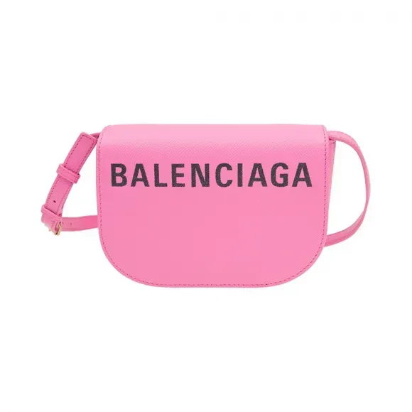Pink Leather Handbag