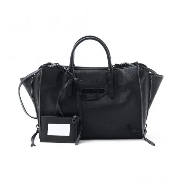 Black Leather Handbag