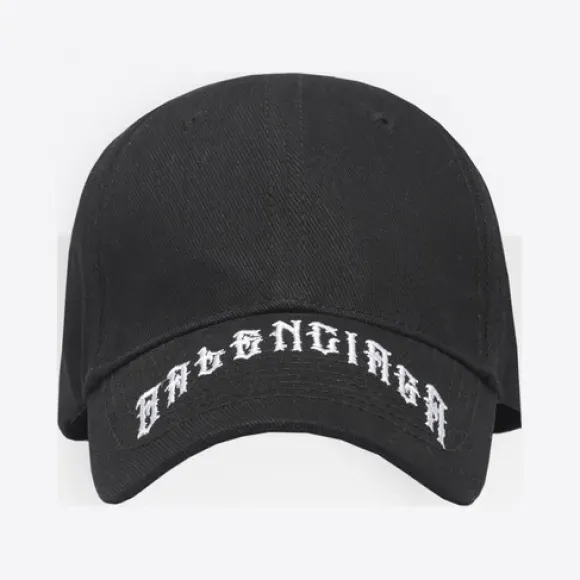 Black / White Tattoo Baseball Cap