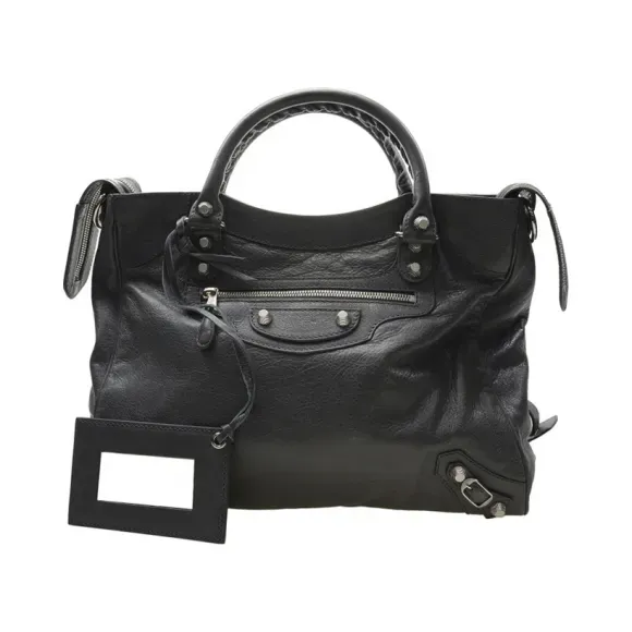 Grey Lambskin Handbag