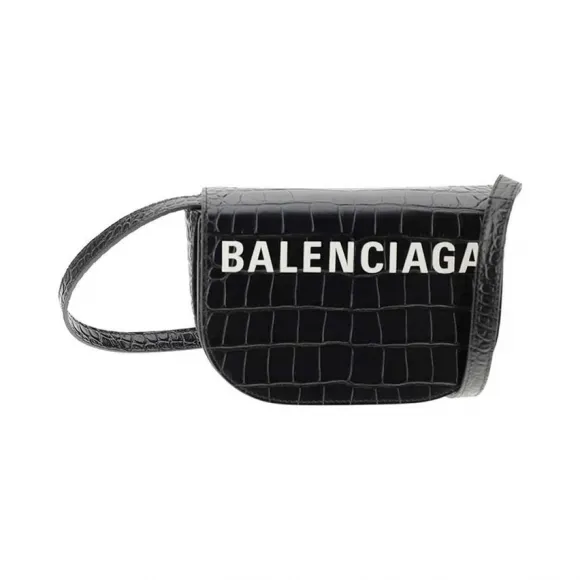 Black Leather Handbag