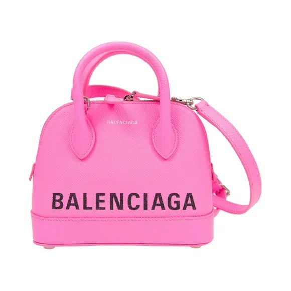 Pink Leather Handbag
