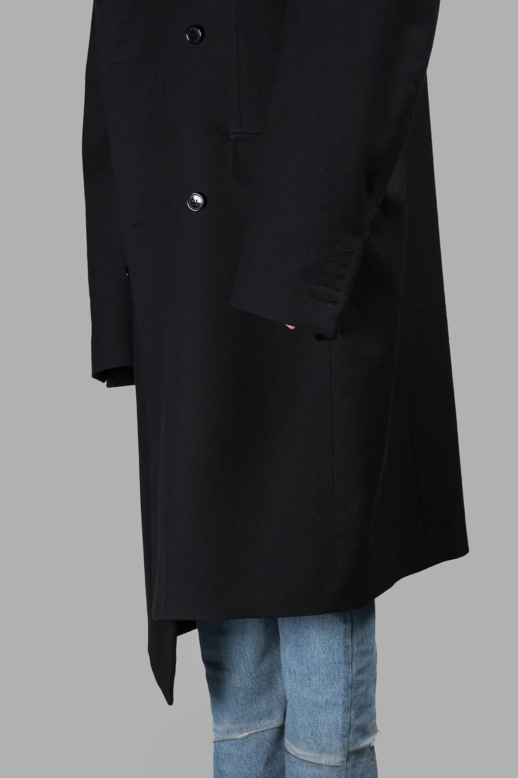 Double-Breasted Oversized Coat