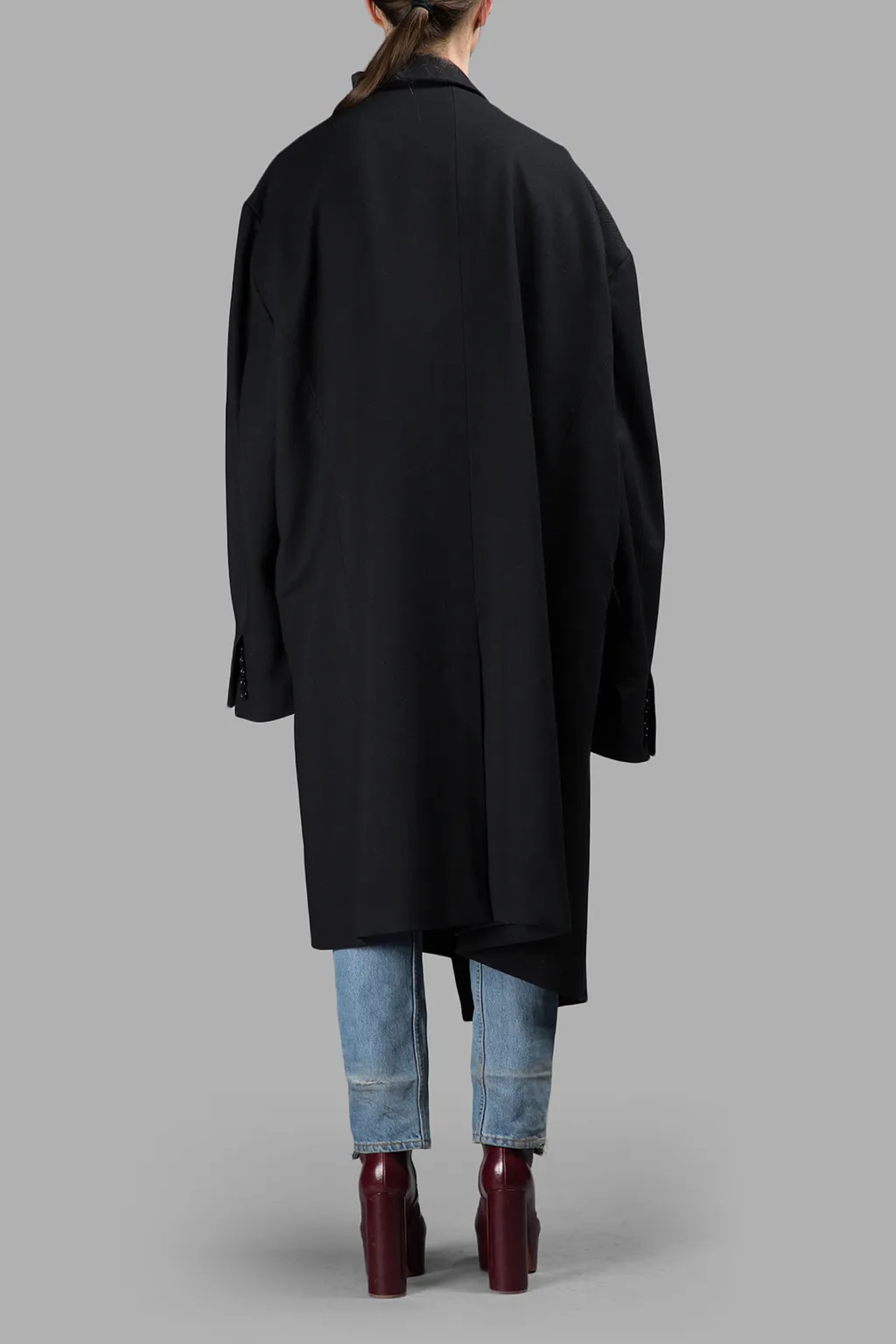 Double-Breasted Oversized Coat