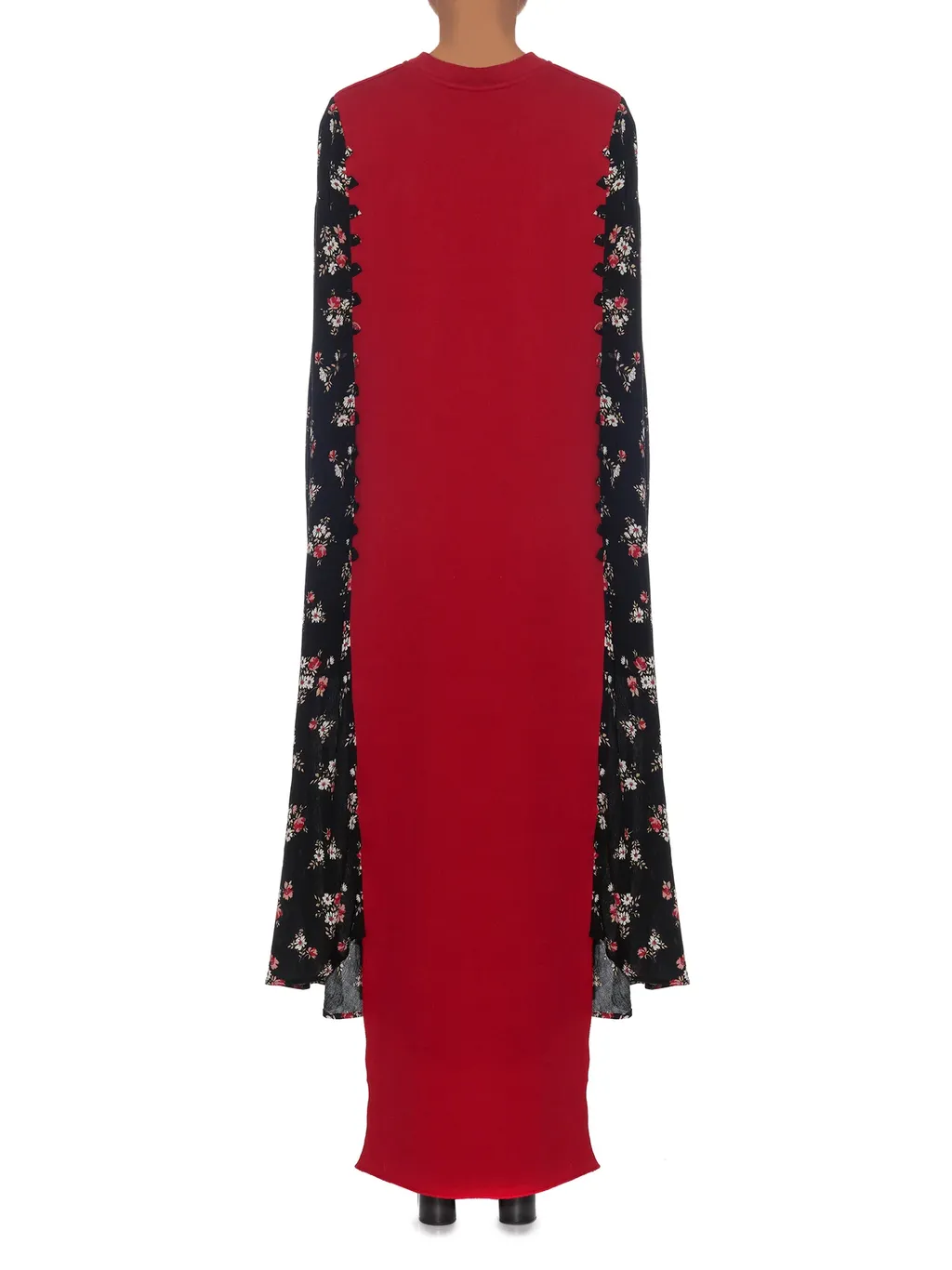 Floral Red Dress
