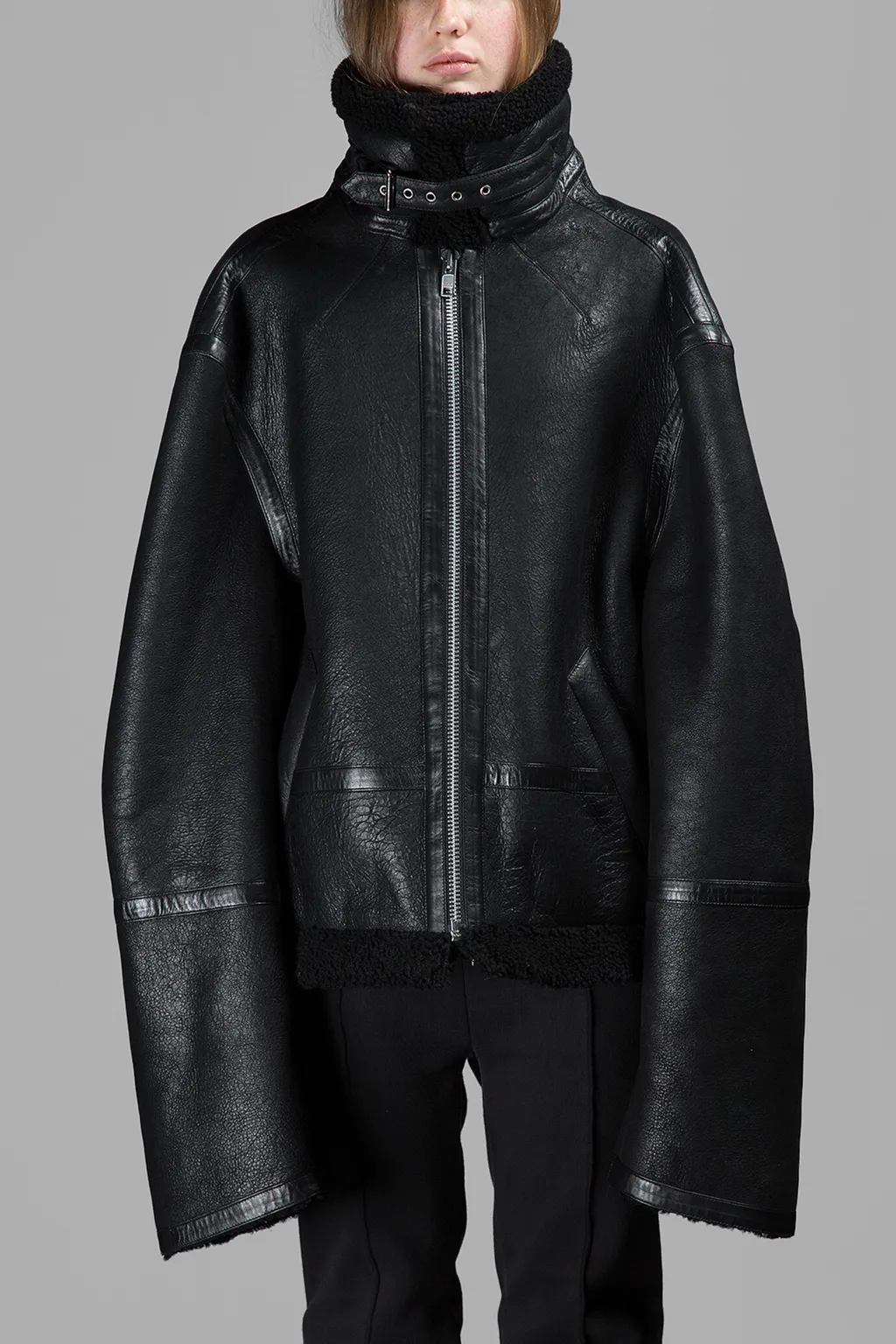 Leather Shearling Jacket