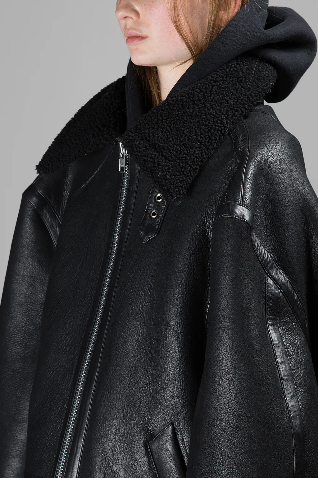 Leather Shearling Jacket