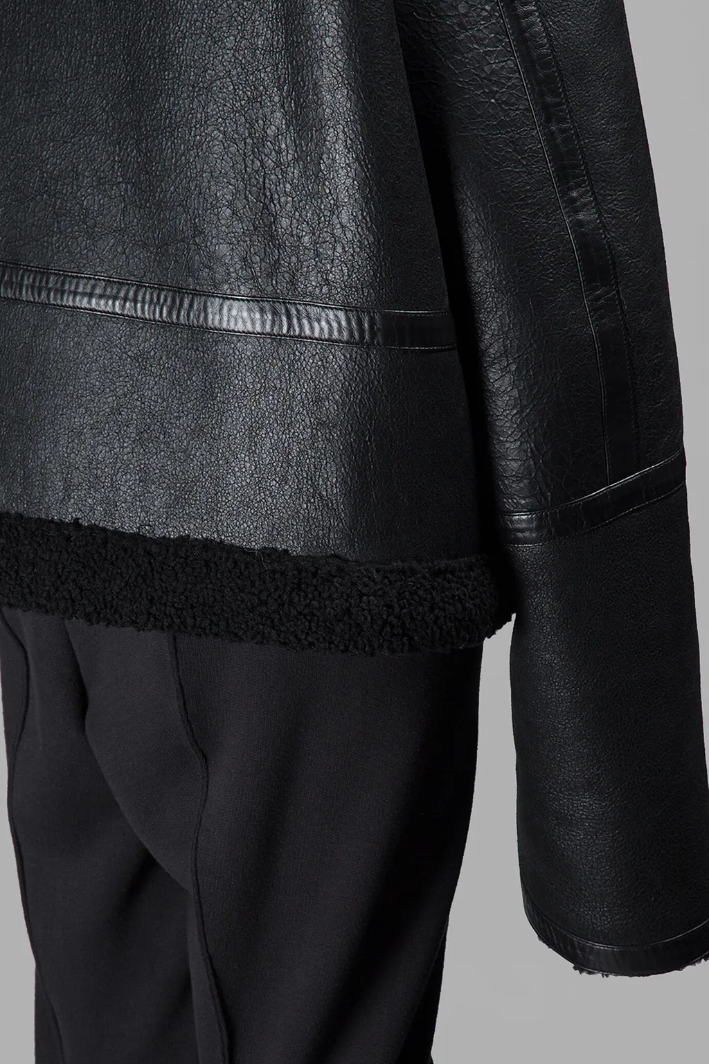 Leather Shearling Jacket