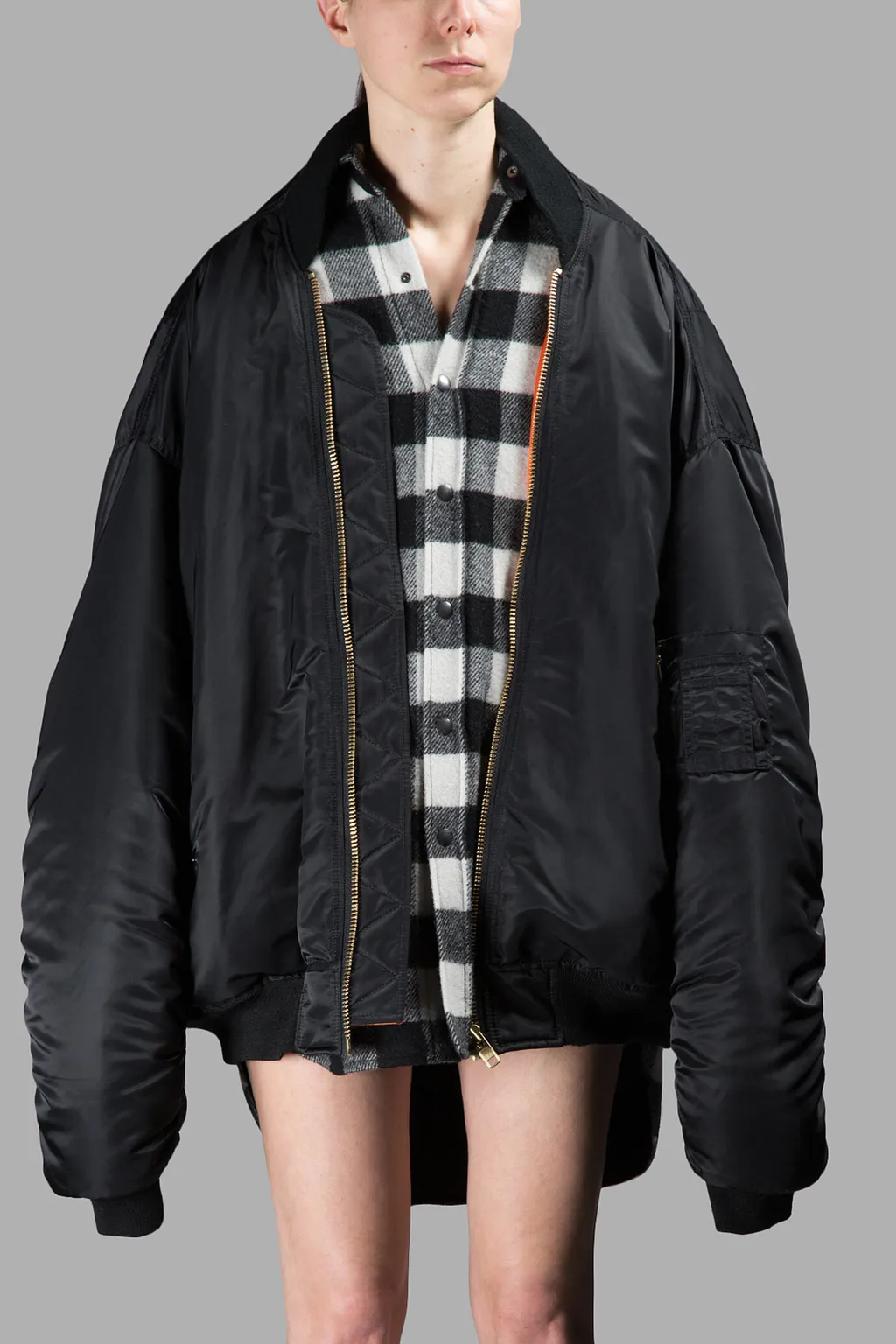 Oversized Bomber Jacket