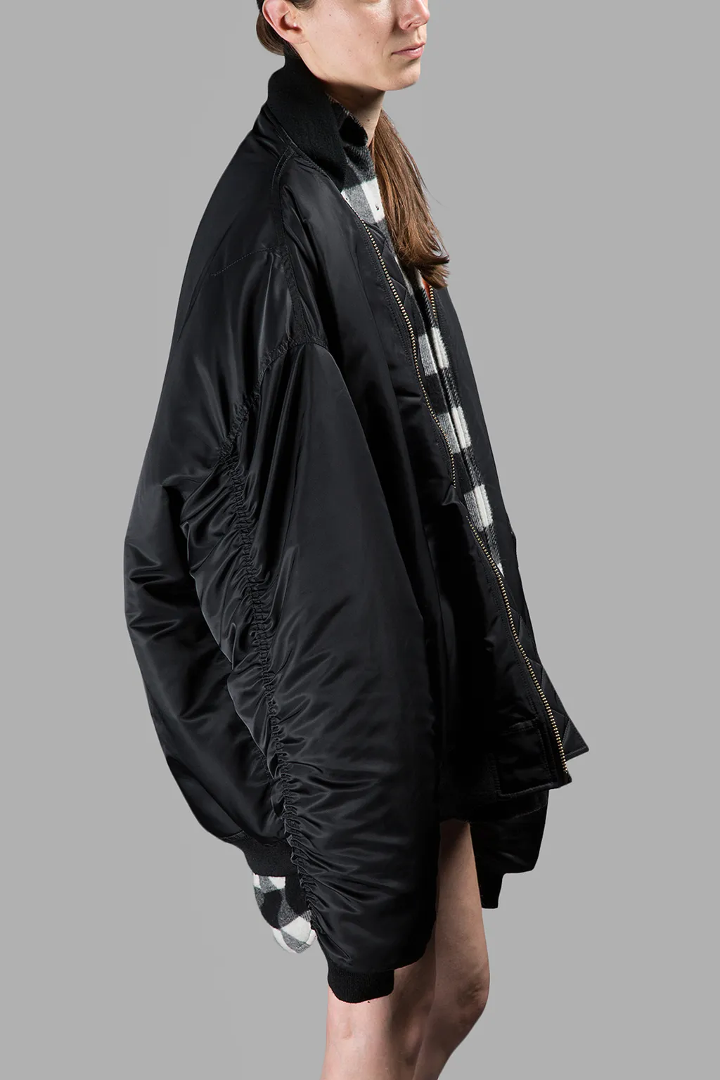 Oversized Bomber Jacket
