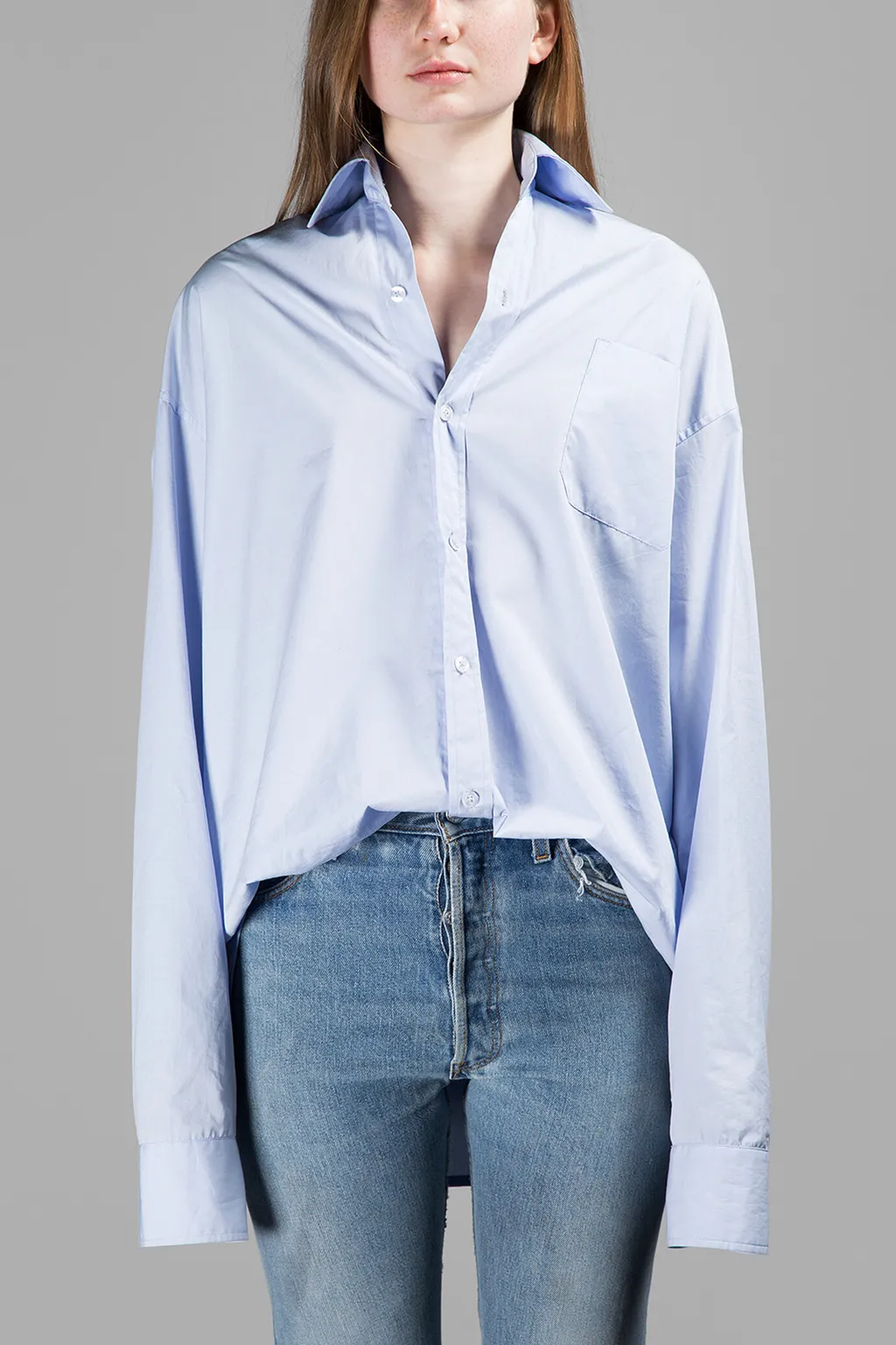 Oversized Button-Down Shirt