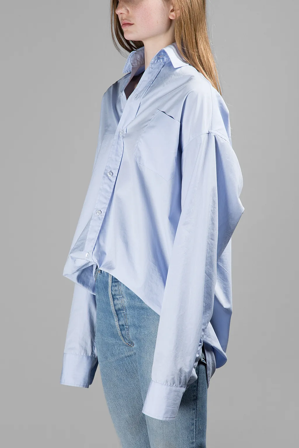 Oversized Button-Down Shirt