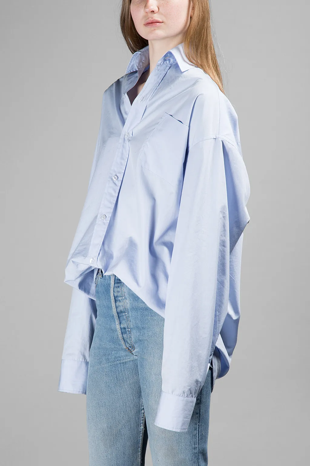 Oversized Button-Down Shirt