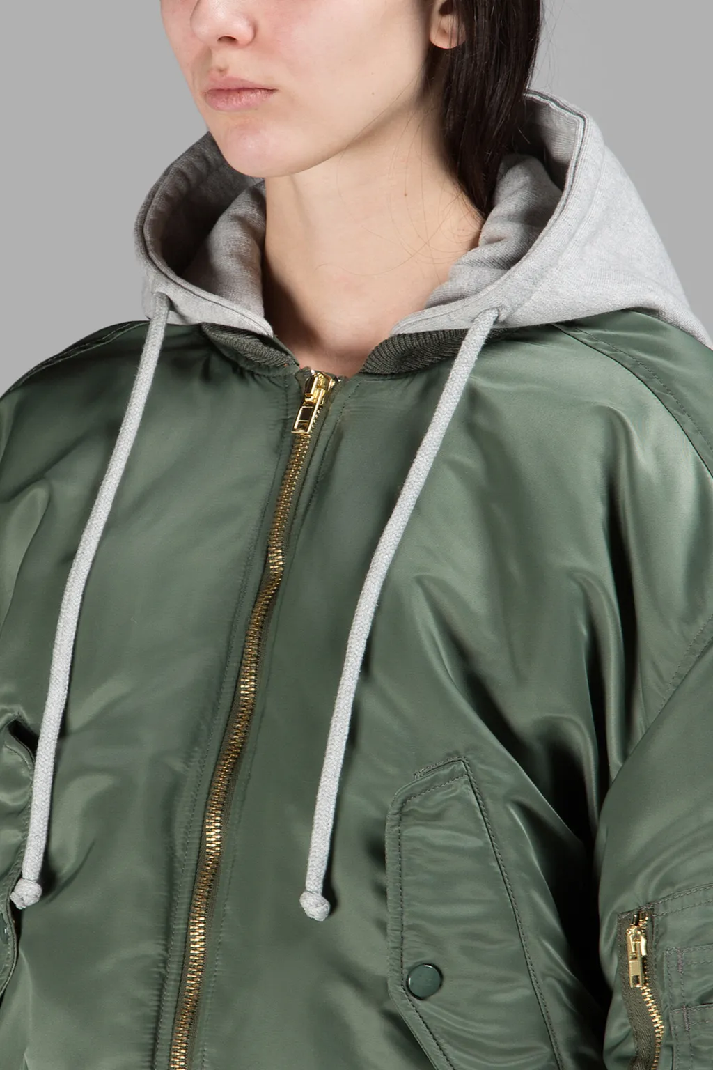 Green Bomber Jacket