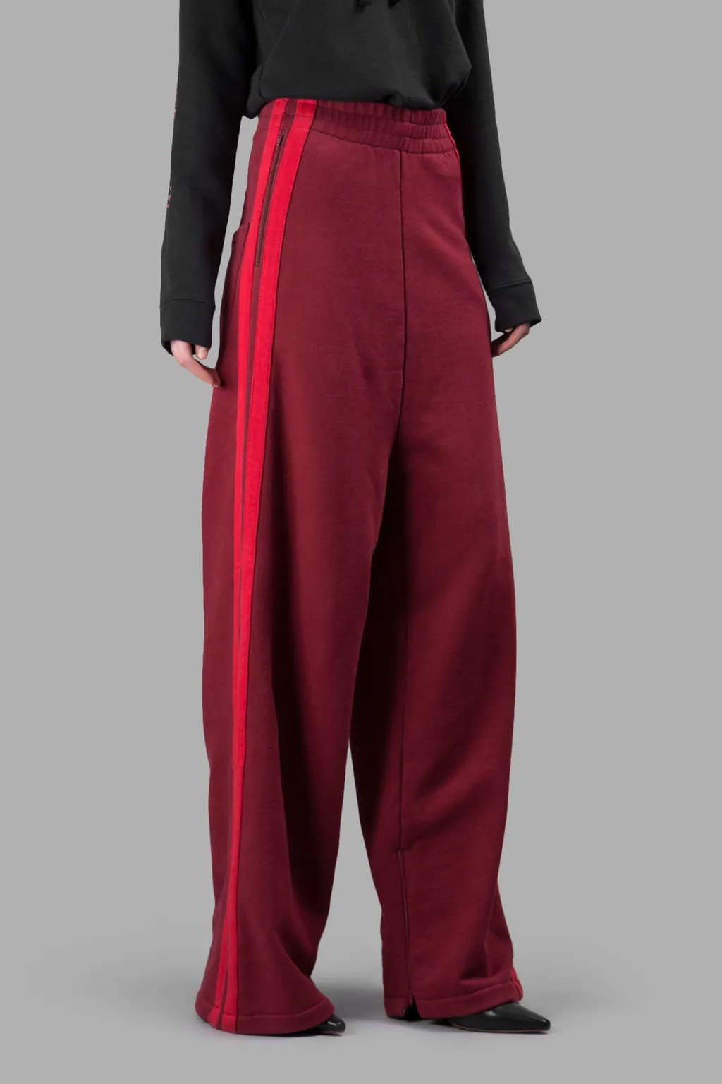 Burgundy Oversized Sweatpants