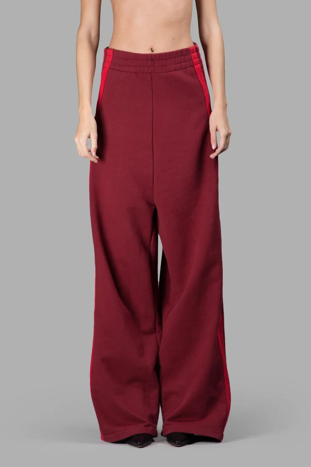 Burgundy Oversized Sweatpants