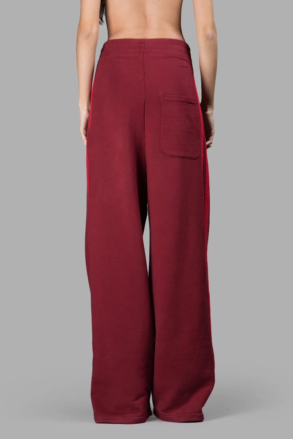 Burgundy Oversized Sweatpants