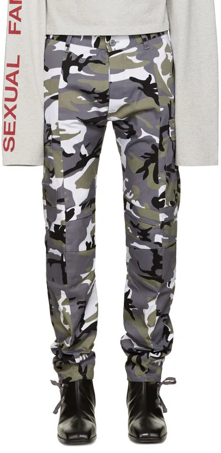 Camo Cargo Trousers