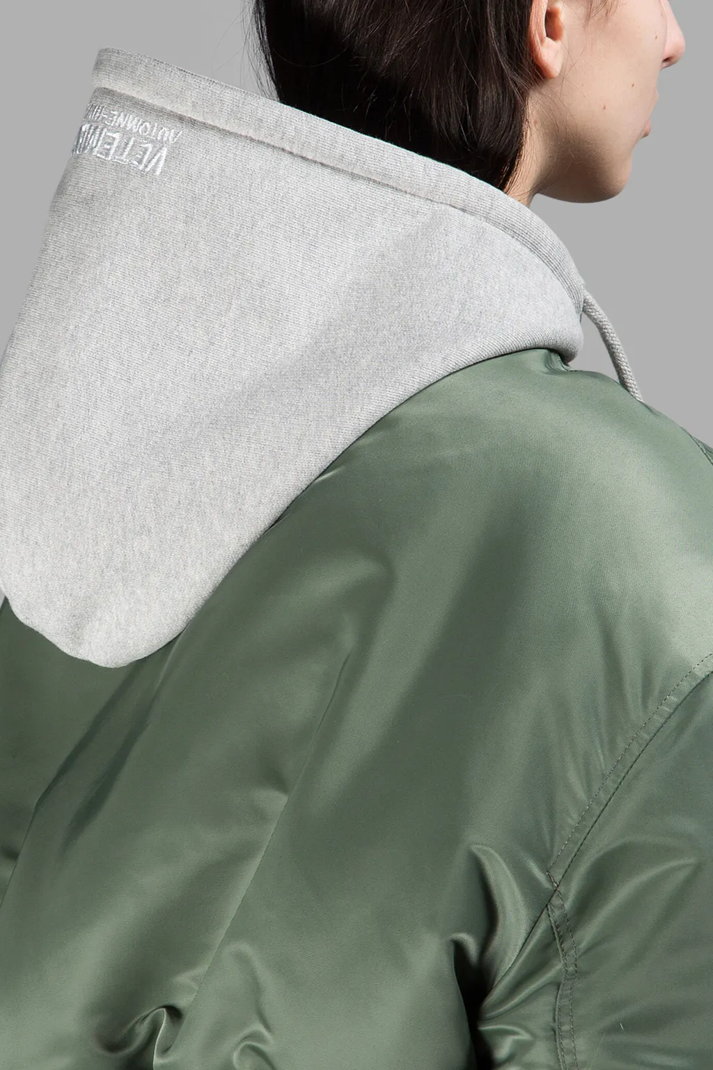 Cropped Bomber Jacket