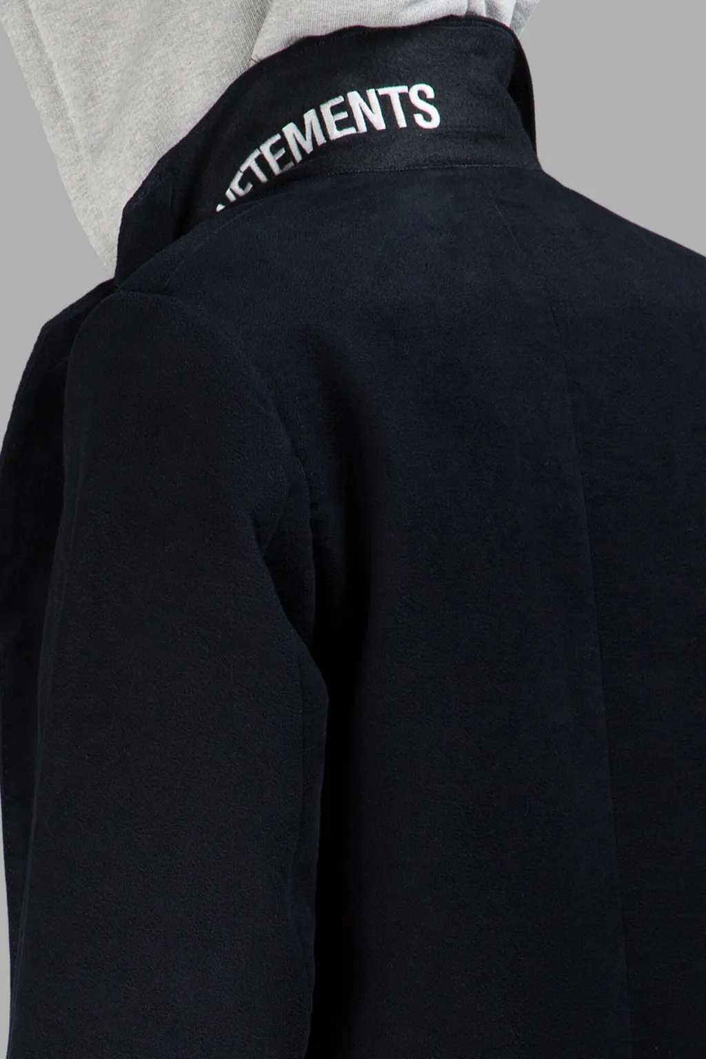 Navy Long Overcoat