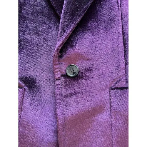 Purple Velvet Blazer