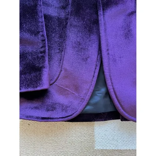 Purple Velvet Blazer