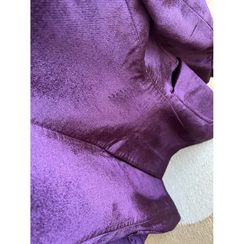 Purple Velvet Blazer