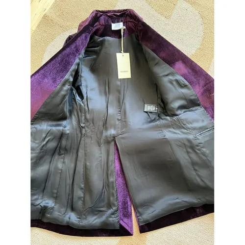 Purple Velvet Blazer