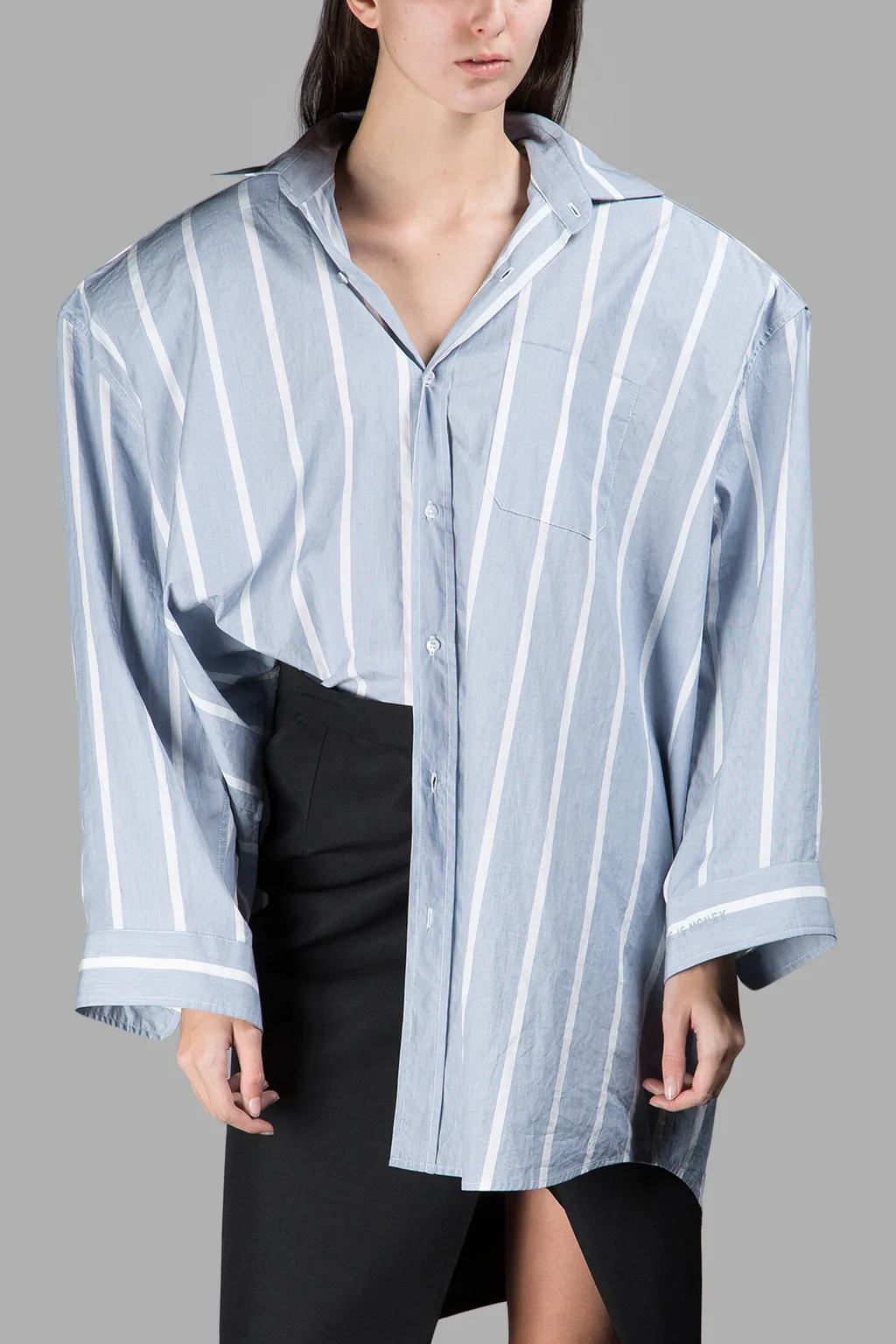 Oversized Striped Shirt