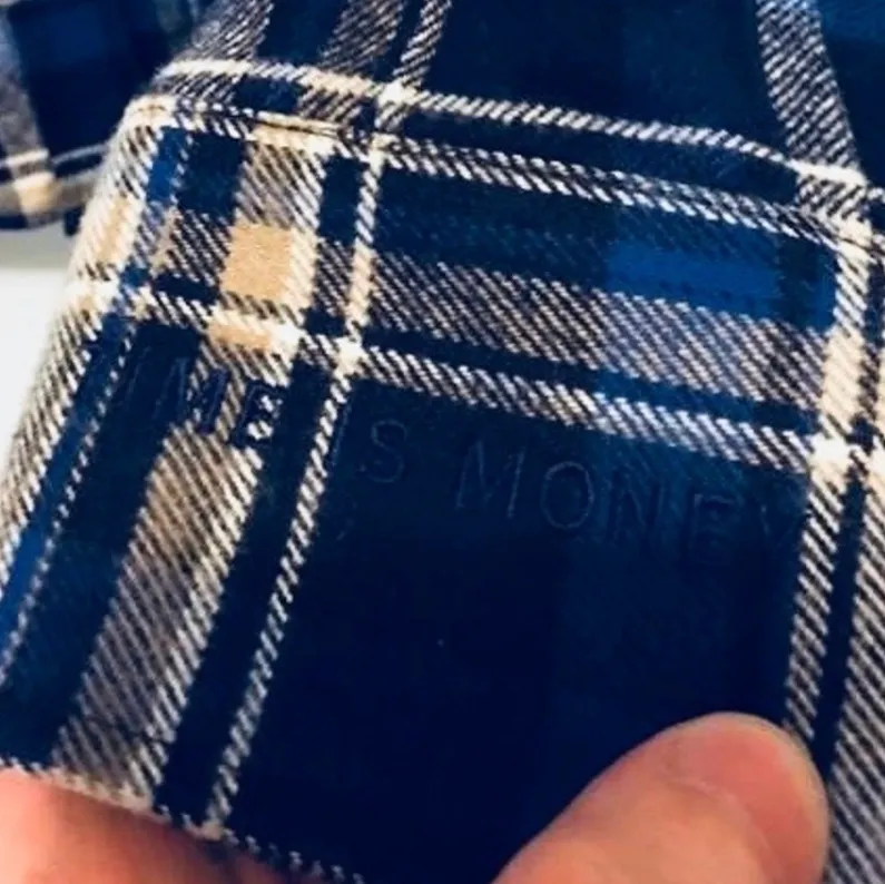 Plaid Shoulder Pads Shirt
