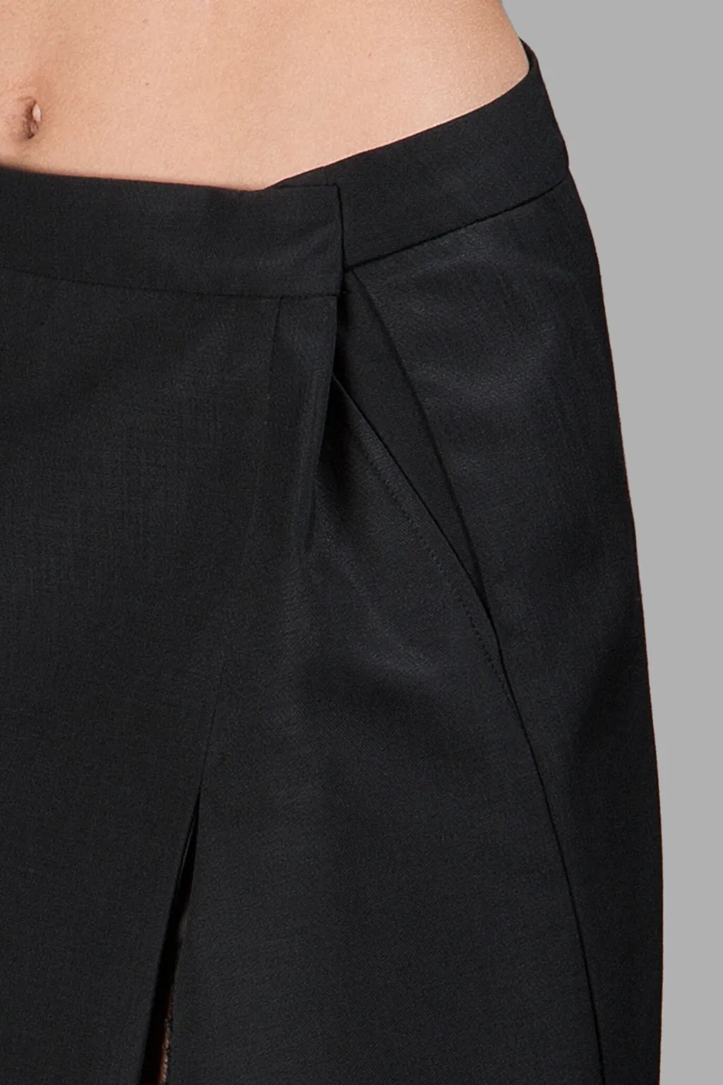 Asymmetric Wrap Skirt
