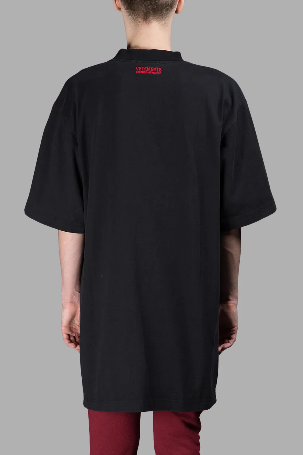 Unidad Hombres Oversized Mock Neck T-Shirt