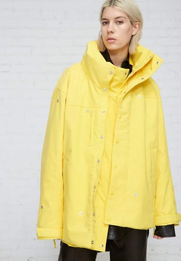 Angela Oversized Yellow Jacket