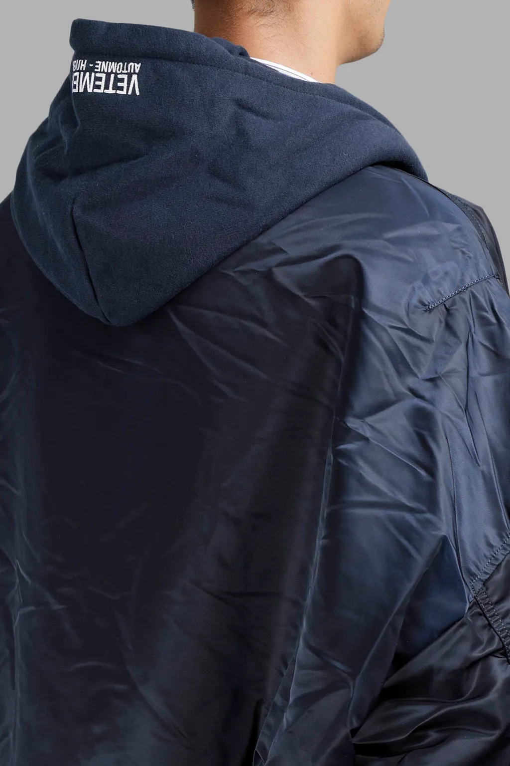 Blue Alpha Ma-1 Bomber Jacket
