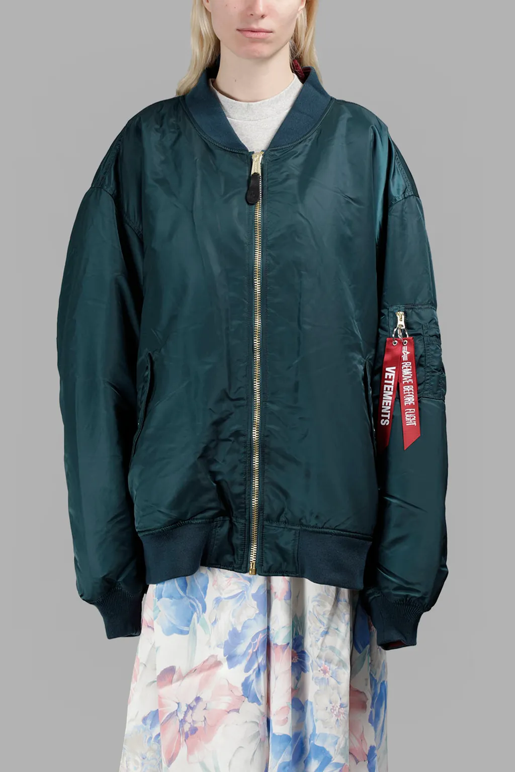 Green Alpha Bomber Jacket