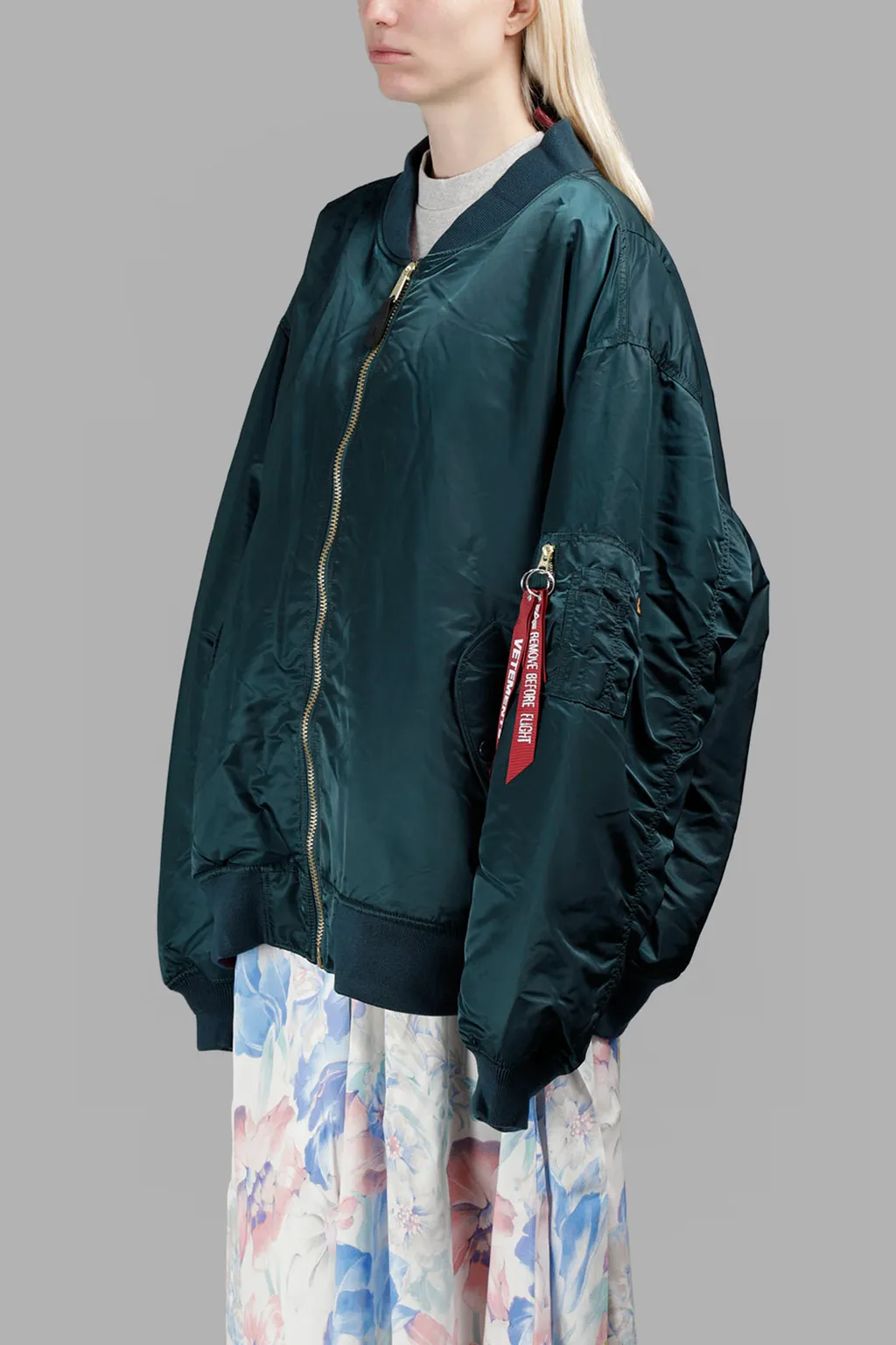 Green Alpha Bomber Jacket