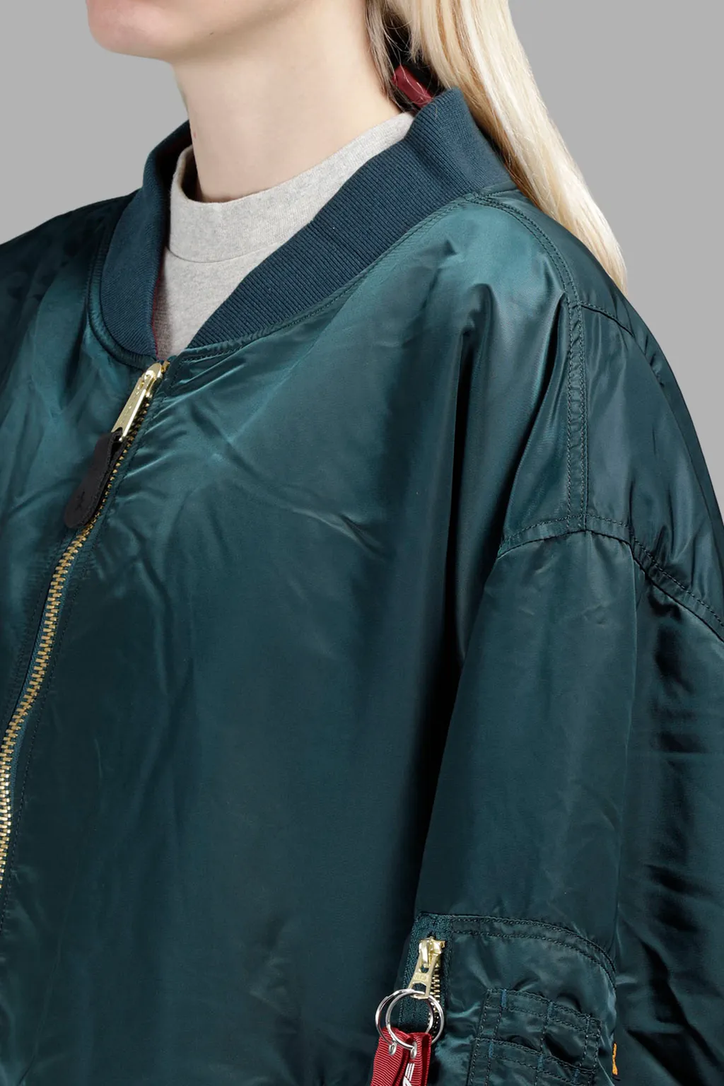 Green Alpha Bomber Jacket